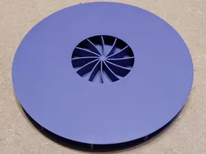 Radial impeller 80mm