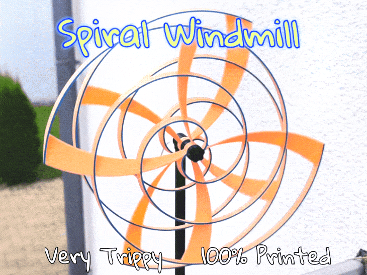 The Double Spiral Windmill - Customizable system