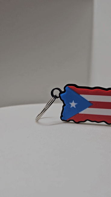 Puerto Rico Keychain