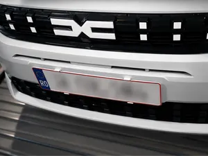 Slim European License Plate Holder