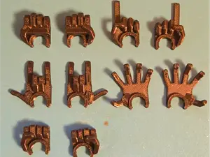 Hands for action figure