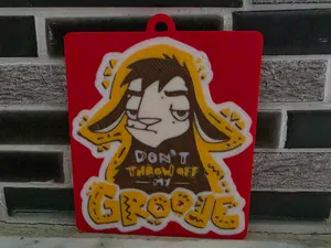 Kuzco Keychain "Threw off my Groove"