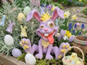 The Easter Bunny , The Easter Giggler, Crazy, cute