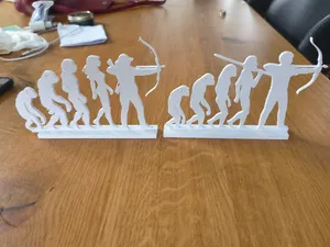 Human Evolution to Bow Hunter – Man & Woman