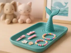 Mermaid Tail Ripple Jewelry & Catch-All Tray
