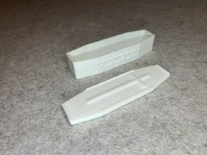 Dollhouse coffin miniature house