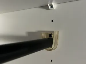 Universal mounting for clothes rail Ø17-28mm