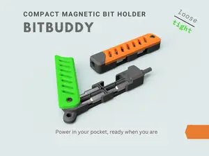 Compact Magnetic Bit Holder for EDC – BitBuddy