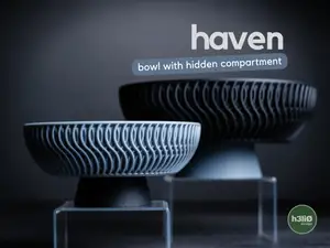 haven · bowl with hidden compartment