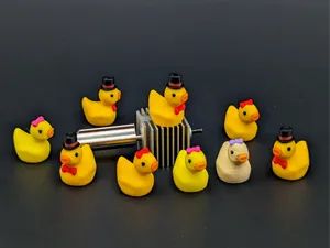 Tiny Dapper Duck & Ducks with Hairbows for AMS