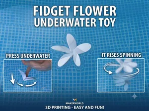 Fidget underwater spinner