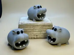 Cute Mini Chunky Hippo