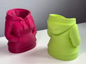Female Hoodie Pen Holder – Desk Organizer