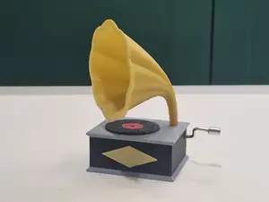 Elegant Gramophone Music Box Winding Kit K015
