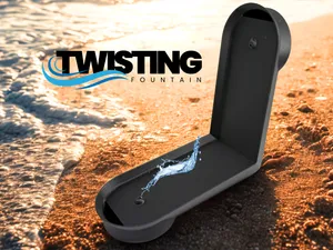 TWISTING FOUNTAIN FIDGET TOY / PRINT IN PLACE