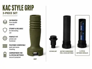 KAC Style Grip with CR123A Battery Compartment