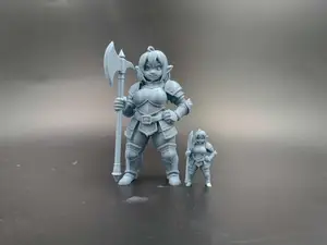 Goblin Warrior Girl – Halberd Mistress - RPG D&D