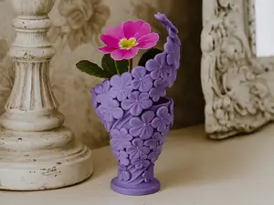 Mini Planter - Swirling Flowers