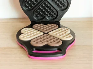 Heart Waffle Iron Toy for Play Kitchen