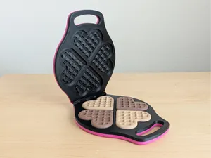 Heart Waffle Iron Toy for Play Kitchen