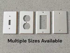 Rounded Edge Electrical Covers, Gang Plates