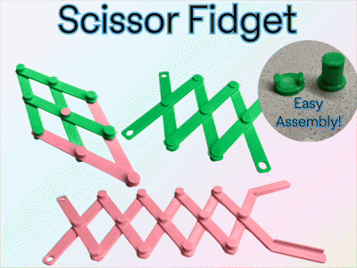 Scissor Fidget Toy (Scissor Snake)