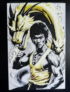 Bruce Lee hueforge