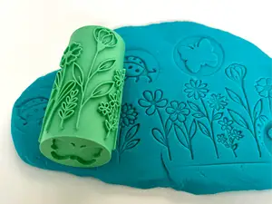 Floral Garden Embossing Roller