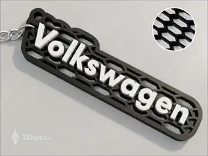 Volksvagen VW logo keychain