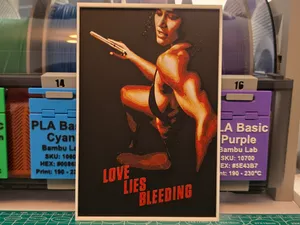 Love Lies Bleeding Movie Poster - Hueforge Art