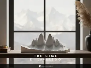 Tre Cime di Lavaredo - Dolomites Model