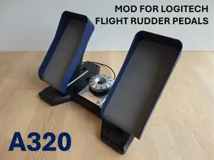 A320 Rudder Pedal Mod for Logitech/Saitek