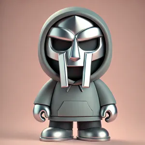 Mf Doom chibi (supports needed)