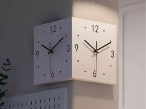 Corner Wall Clock