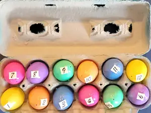 Easter Egg Number Pegs