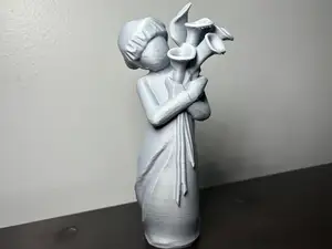 "Floral Grace" – Minimalist Calla Lily Figurine