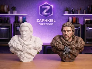 Warrior Bust v.1 – Inspired by Crimson Desert