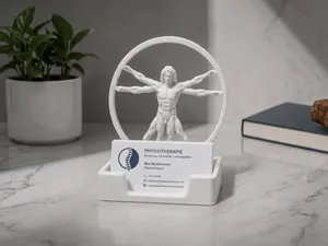 Visitenkartenhalter "Vitruvian Man" 