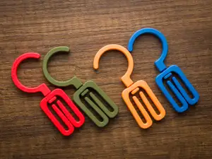 Gloves hook clip holder.