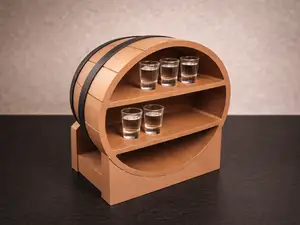 Fass für Schnapsgläser