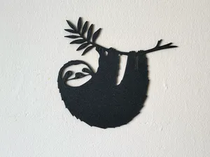 Sloth wall art
