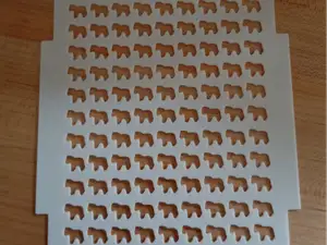 Horse sprinkle stencil