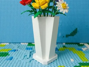 Vase for bricks flowers