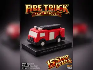 Fire Truck | Sequential Discovery Puzzle (15 step)