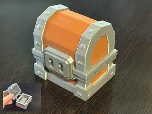Giant Chest Clash Royale - Hinged Lid -NO GLUE
