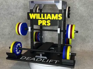 Personalized Mini Power Rack PR Tracker | Mini Gym