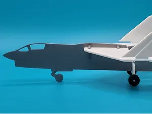 F-8 Crusader - Moving Wing and Flaps - Model Kit