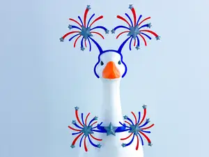 Fireworks Desk Goose Gear