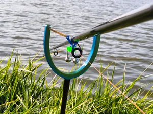 Universal 2-in-1 Fishing Rod Rest & Bite Indicator