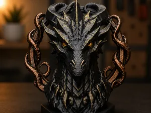 Dragon Bust – Octopus Frame